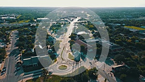 Round Rock, Texas, Aerial View, Downtown, Amazing Landscape