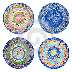 Round rugs Handmade