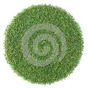 Round shape grass