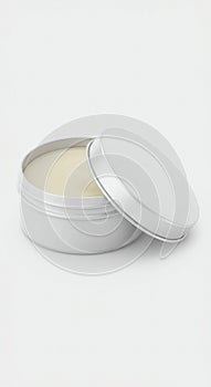 Silver metal container