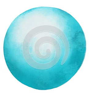 Round sphere circle circlular bubble shape hand painting texture illustration element