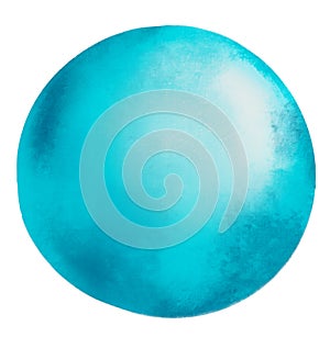 Round sphere circle circlular bubble shape hand painting texture illustration element