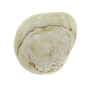 Round stone isolated