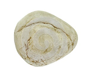 Round stone isolated