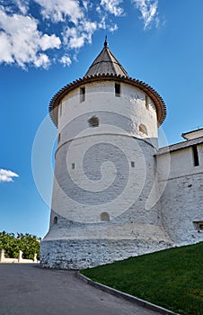 Round stone tower