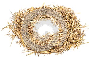 Round straw frame