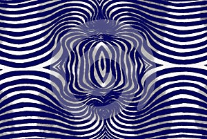 Round striped fabric texture