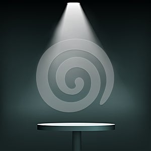 Round table floodlighting