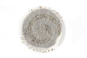 Round tea bag