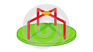 Round teeter icon animation