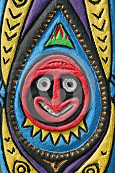Round Tiki Man