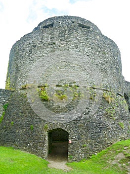 Round tower of the castle photo