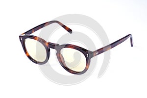 Round turtle glasses frame for businessman, Myopia nearsightedness, eyeglasses,