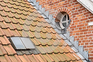 Round window in the wall