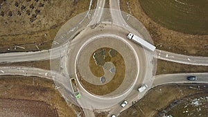 Roundabout from above