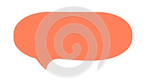 Rounded Dialogue Speech Bubble Icon, Communication Chat Vector Art, vector design Generative AI