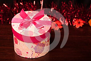 Rounded Gift Box Christmas