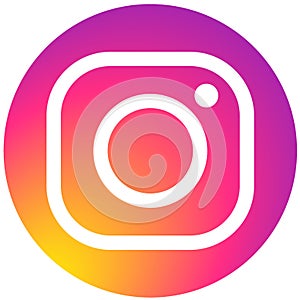 Rounded Instagram logo for web and print