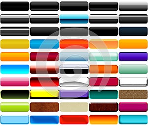 Rounded Rectangle button set 2