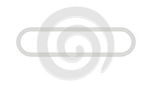 Rounded Rectangle Outline Vector Shape for UI Design, vector design Generative AI