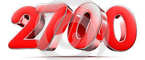 Numbers 2700.