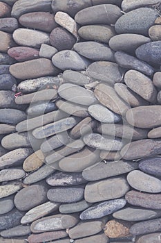 Rounded rocks floor background