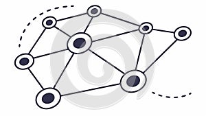 Rounded Speech Bubble, Conversation and Dialogue Element, vector design Generative AI