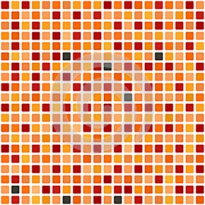 Rounded square background. Seamless vector pattern