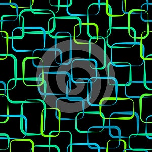 Rounded square blocks background. Abstract texture.