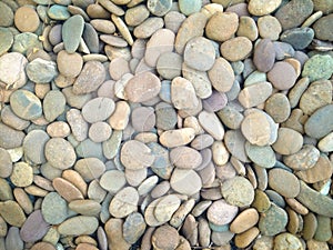 Rounded stone rock texture