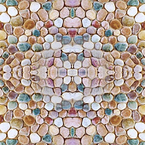 Rounded Stones Motif Seamless Pattern