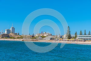 Roundhouse behind bathers beach in Fremantle, Australia