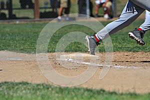 Rounding first base