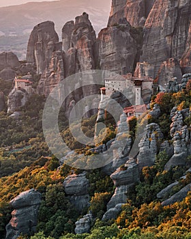 Roussanou Monastery in Meteora Greece
