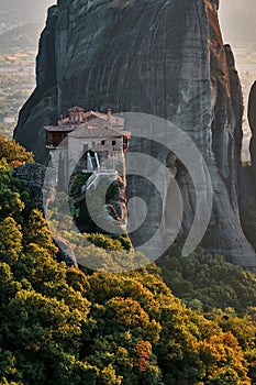 Roussanou Monastery in Meteora Greece