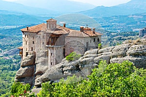 Roussanou Monastery. Meteora, Greece photo