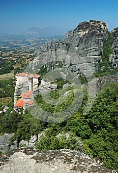 La roccia monastero, grecia 