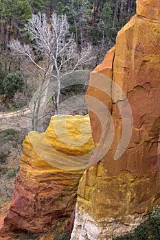 Roussillon, a french village in the Provence. Famous for the ochre cliffs