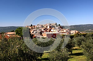 Roussillon with olives