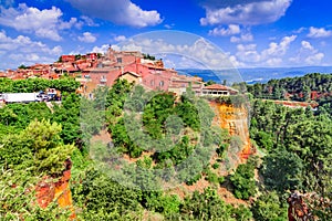 Roussillon, Provence in France photo