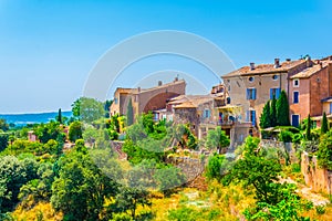 Roussillon village in France