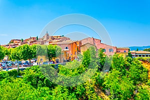 Roussillon village in France