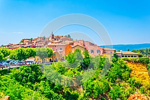 Roussillon village in France