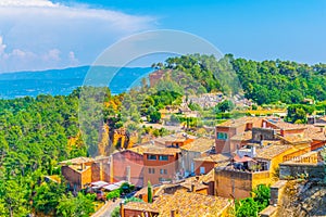 Roussillon village in France