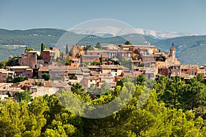 Roussillon village in Provence, France