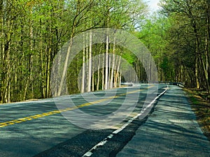 Route 322 in northern Lancaster County in the springtime