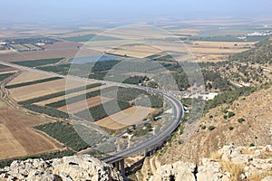 Route 60 & Jezreel Valley from Precipice