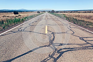 Route 66 classic old road in the USA