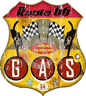 Route 66 gas