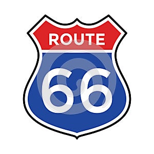 route 66 highway sign